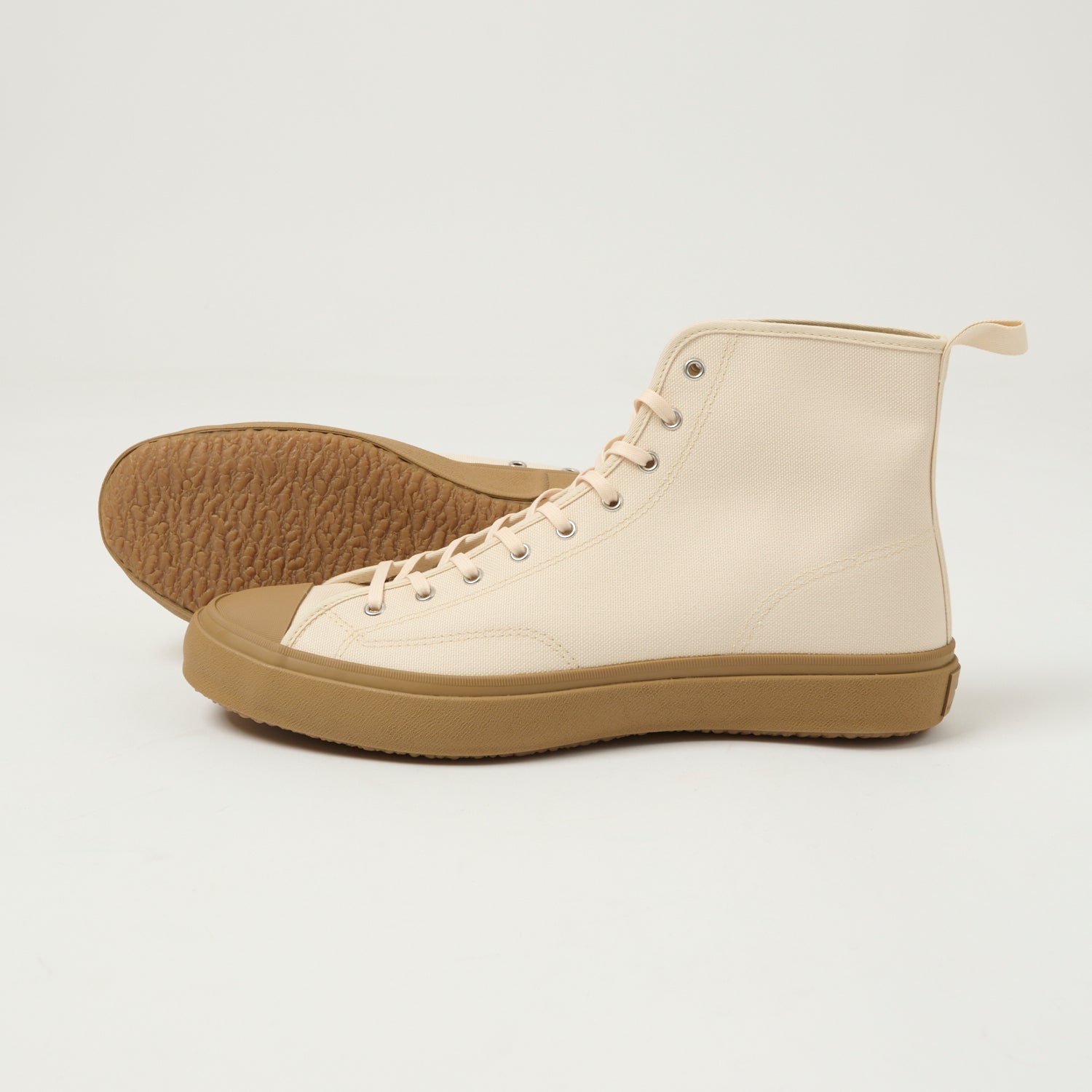 Moonstar 'Hibasket' Rubber Sole Hi-Top Sneaker - Natural