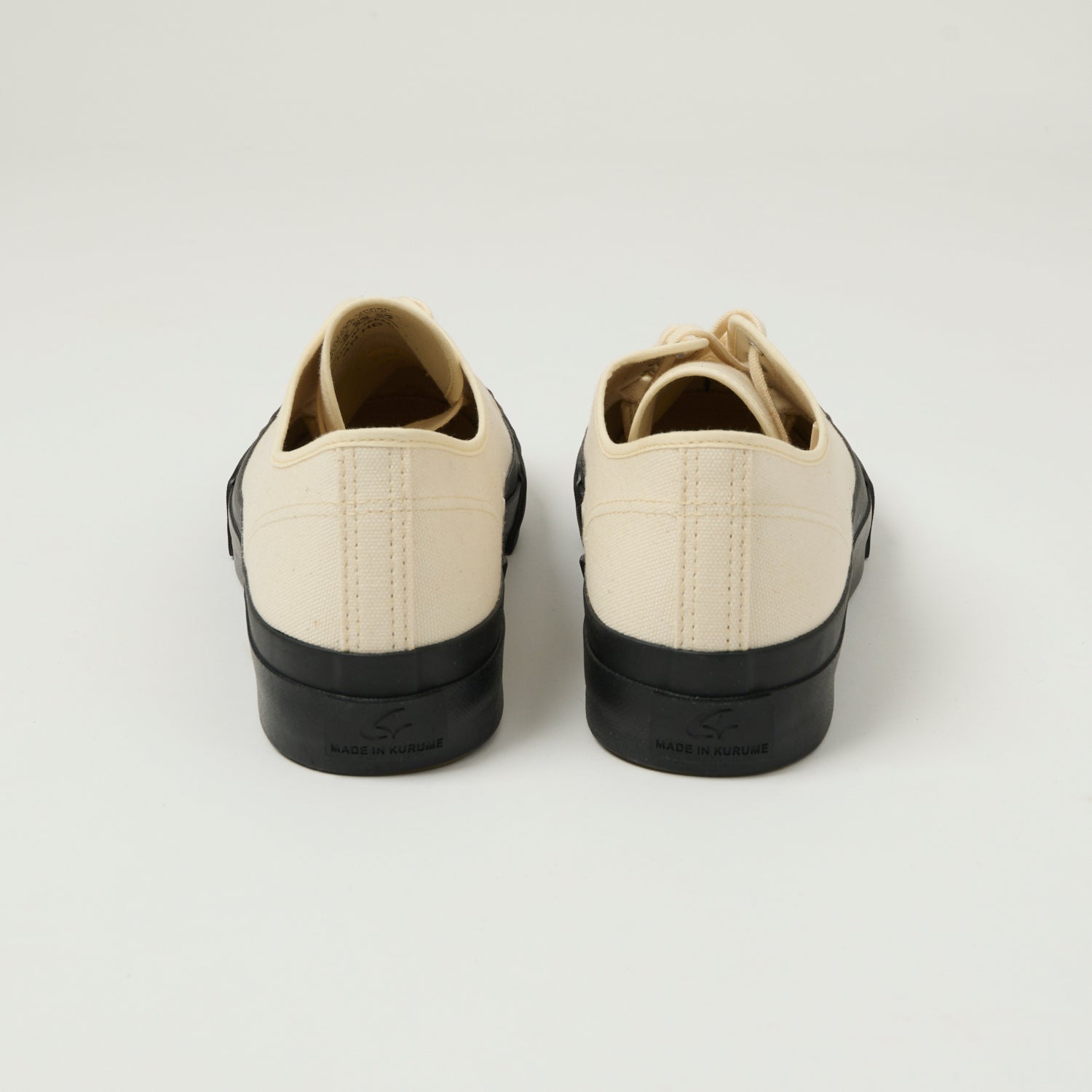 Moonstar 'Low Trainer' Rubber Sole Canvas Sneaker - Natural/Black