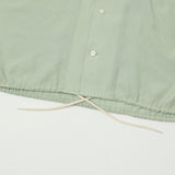 Nanamica Open Collar S/S Shirt - Coral Green