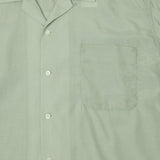 Nanamica Open Collar S/S Shirt - Coral Green