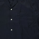 Nanamica Open Collar S/S Shirt - Navy