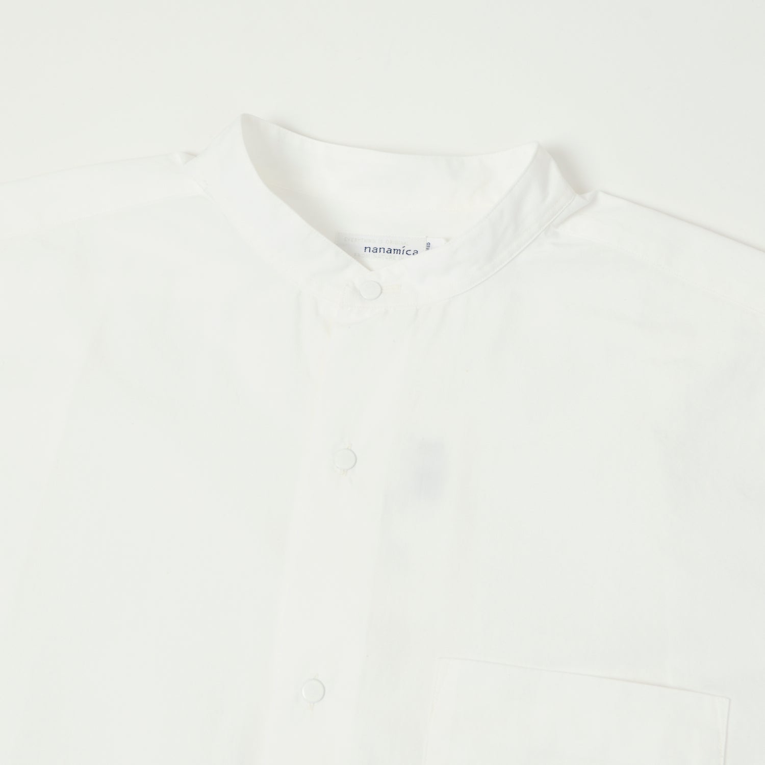 Nanamica Band Collar Wind Shirt - Off White – SON OF A STAG