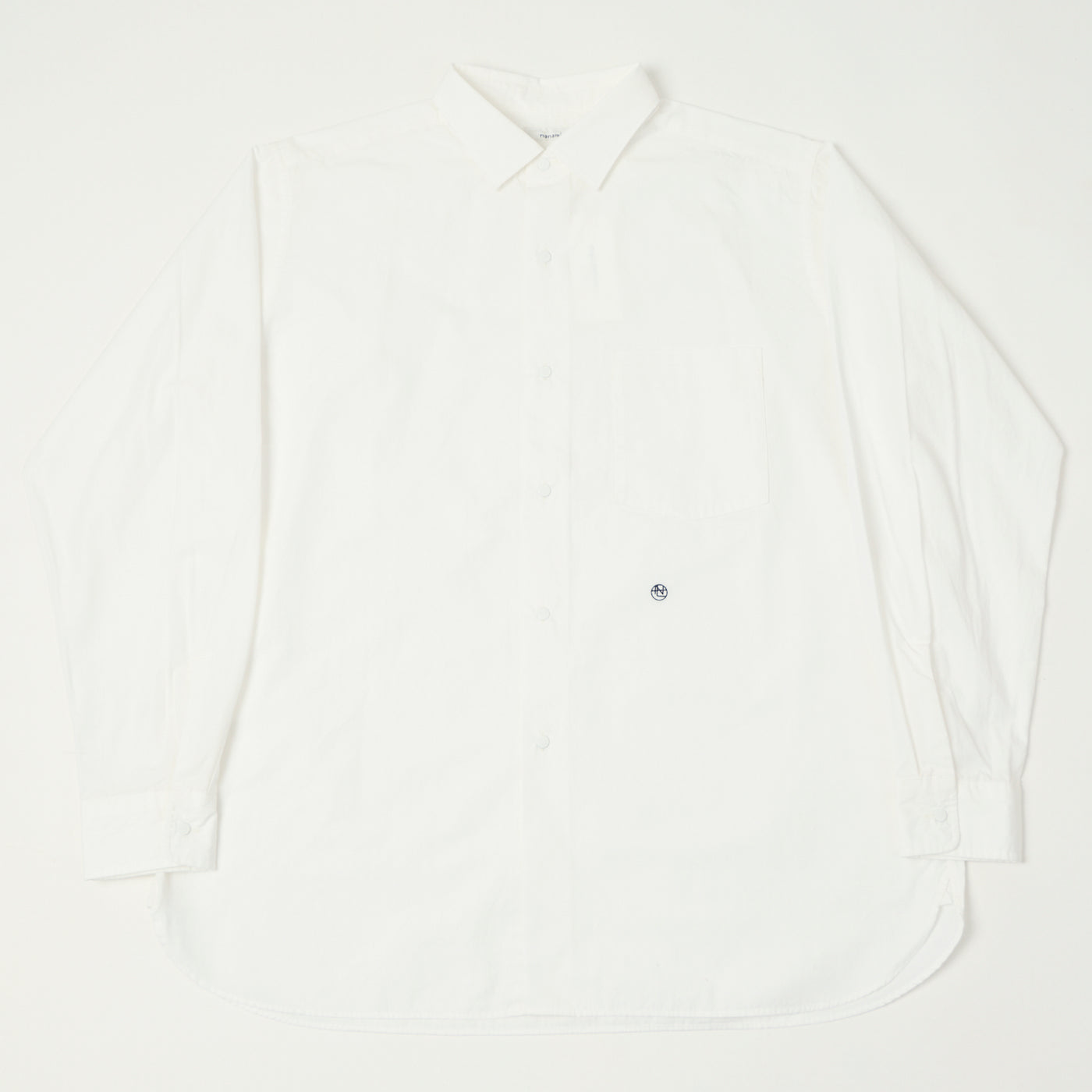 Nanamica Button Up Wind Shirt - Off White
