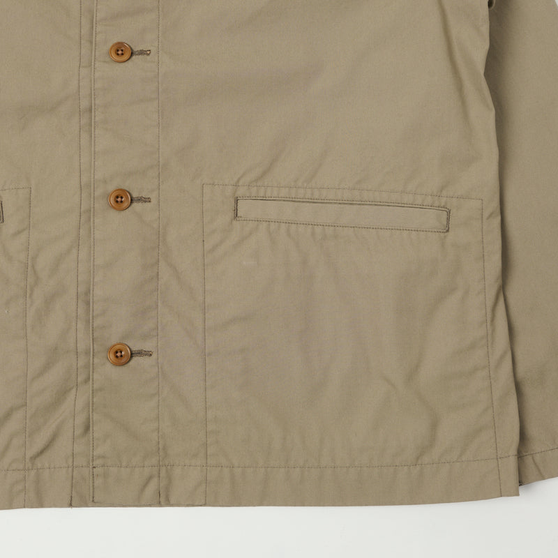 Nanamica 'Band Collar' Shirt Jacket - Taupe