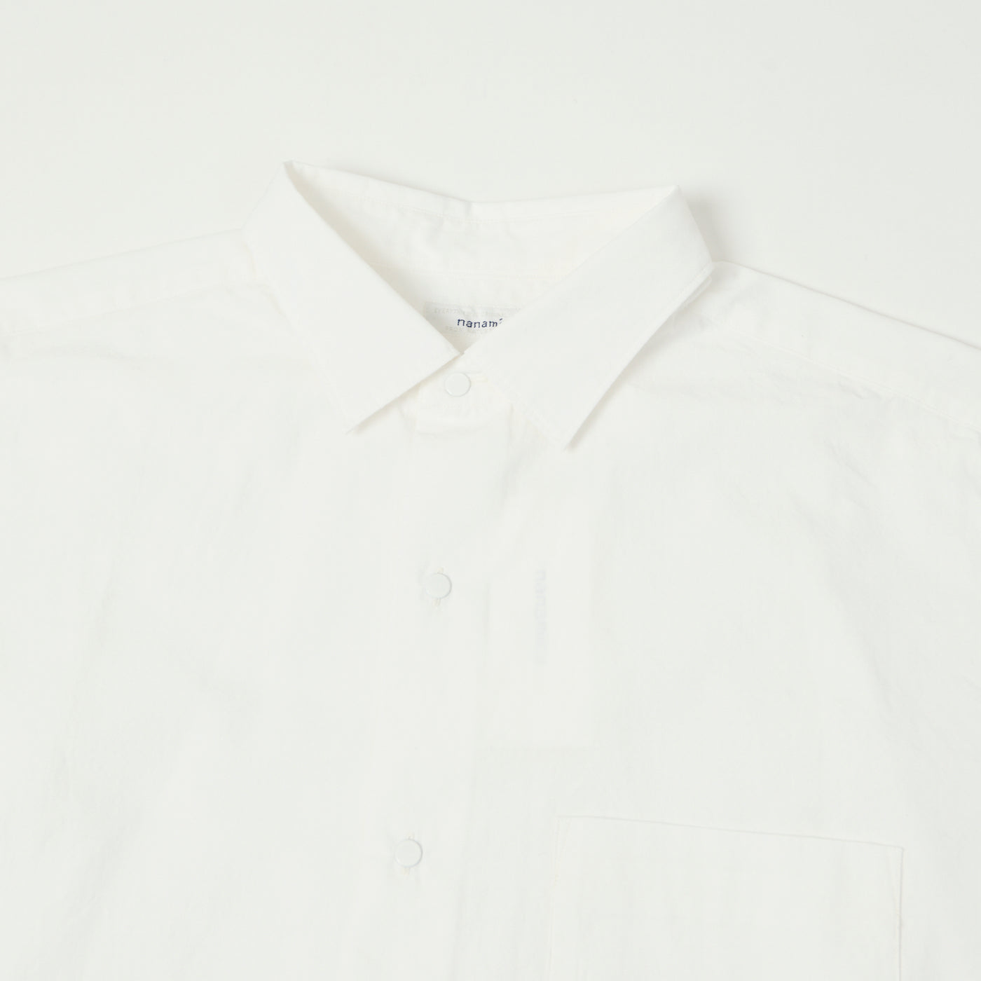 Nanamica Button Up Wind Shirt - Off White