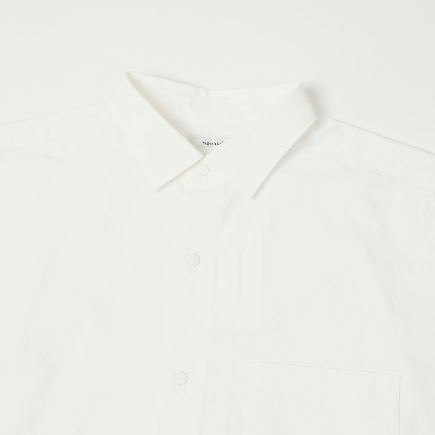 Nanamica Button Up Wind Shirt - Off White