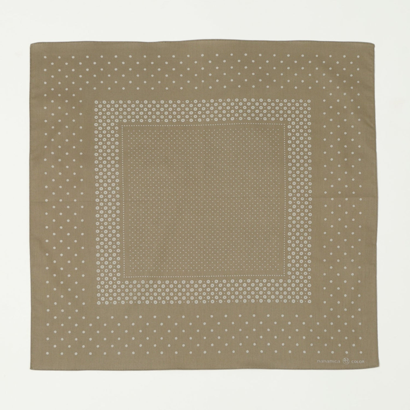 Nanamica Dot Pattern Bandana - Brown