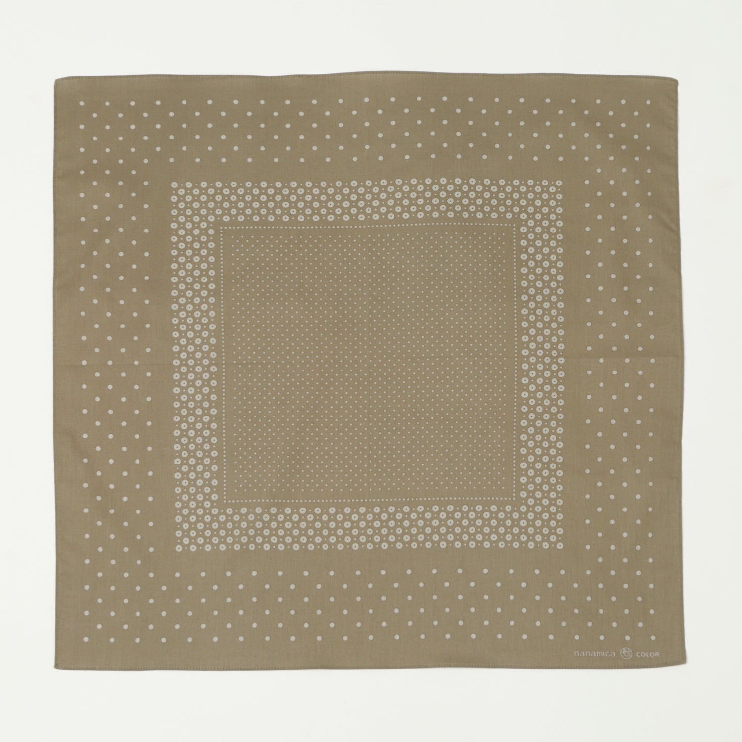 Nanamica Dot Pattern Bandana - Brown