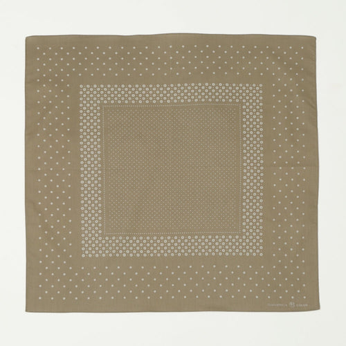 Nanamica Dot Pattern Bandana - Brown