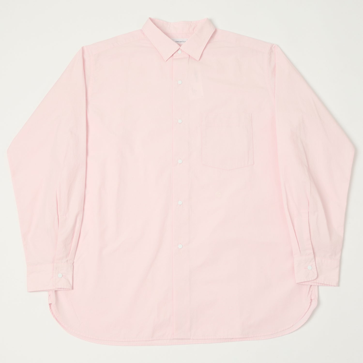 トップス nanamica Regular Collar Wind Shirt Pink Nanamica Button Up Wind Shirt - Pink – SON OF A STAG