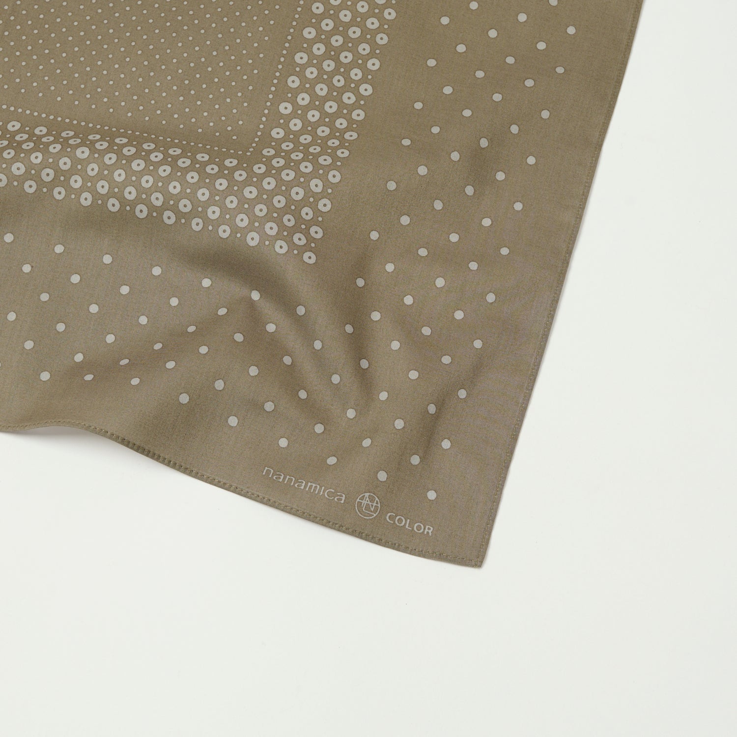 Nanamica Dot Pattern Bandana - Brown