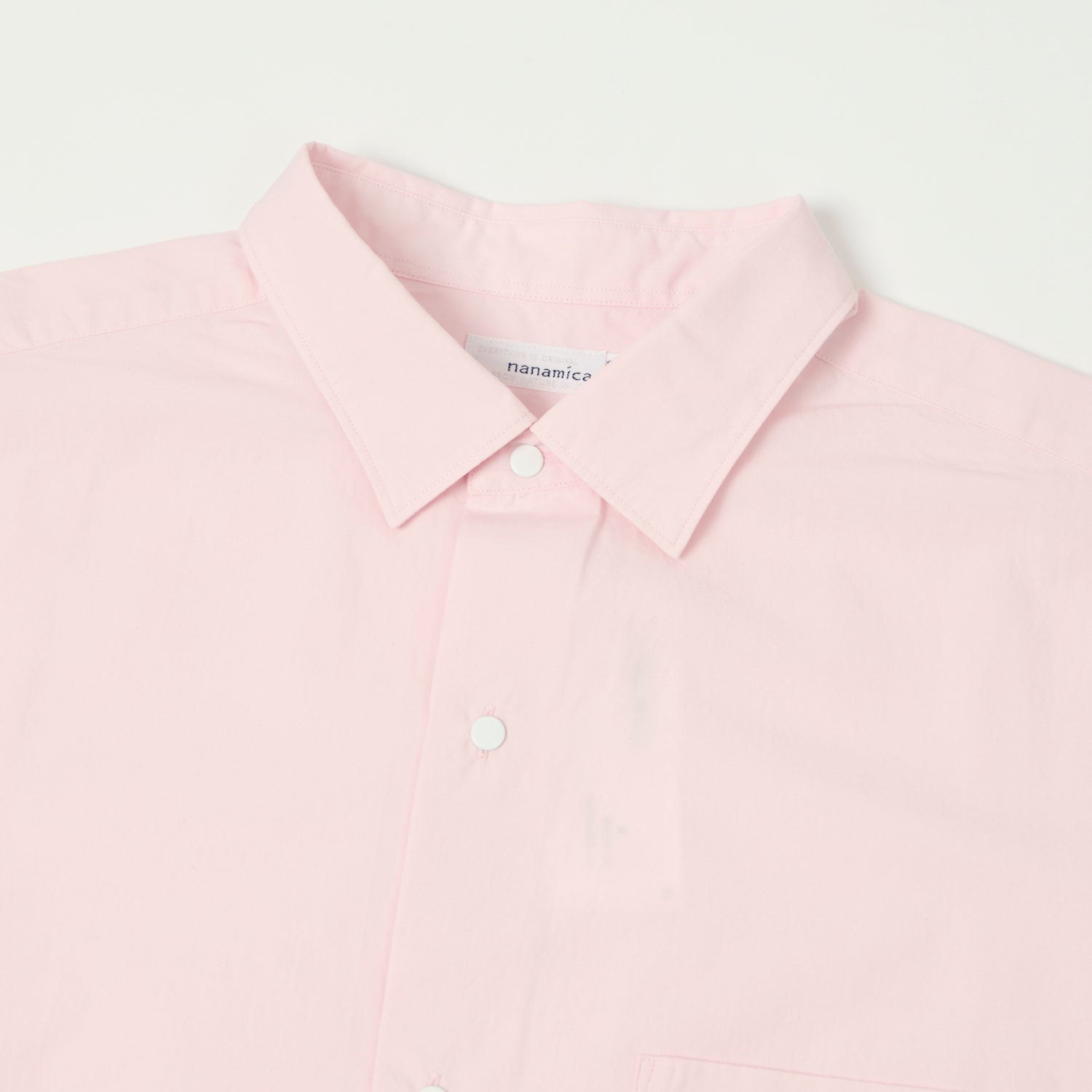 Nanamica Button Up Wind Shirt - Pink