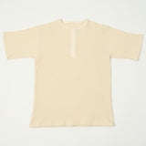 Nanamica 'Henry Neck' Thermal Sweat Tee - Natural