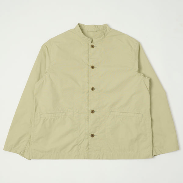 Nanamica 'Band Collar' Shirt Jacket - Light Green