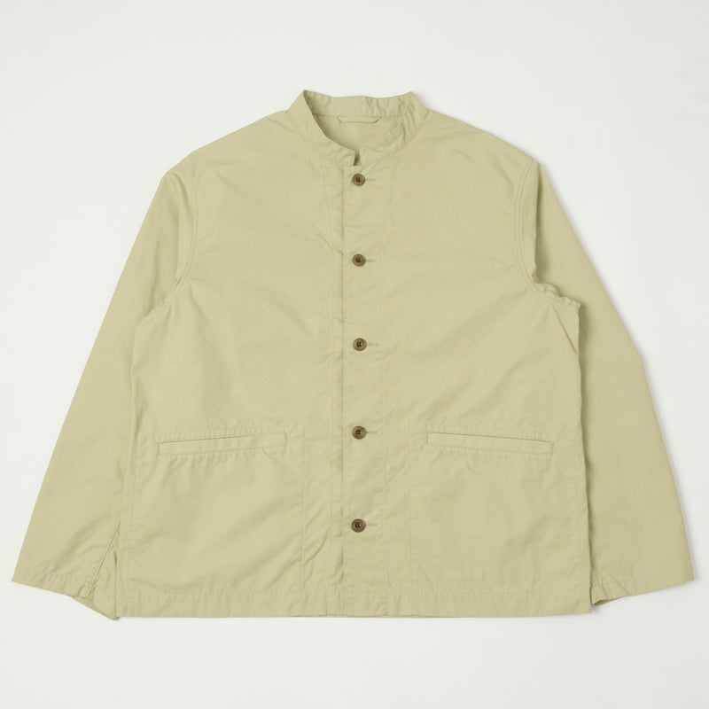 Nanamica 'Band Collar' Shirt Jacket - Light Green