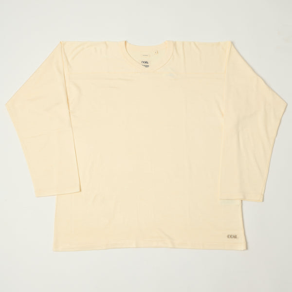 Nanamica Rayon Cotton L/S Tee - Ivory