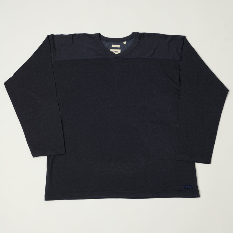 Nanamica Rayon Cotton L/S Tee - Vintage Navy