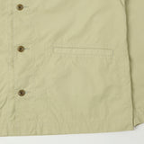 Nanamica 'Band Collar' Shirt Jacket - Light Green