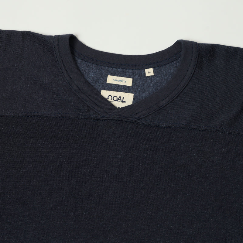 Nanamica Rayon Cotton L/S Tee - Vintage Navy