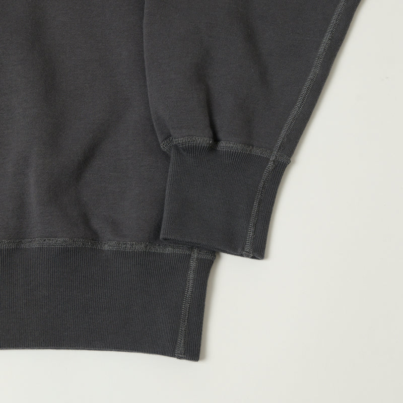 Nanamica Reversible Half Zip Sweat - Charcoal Gray