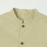 Nanamica 'Band Collar' Shirt Jacket - Light Green