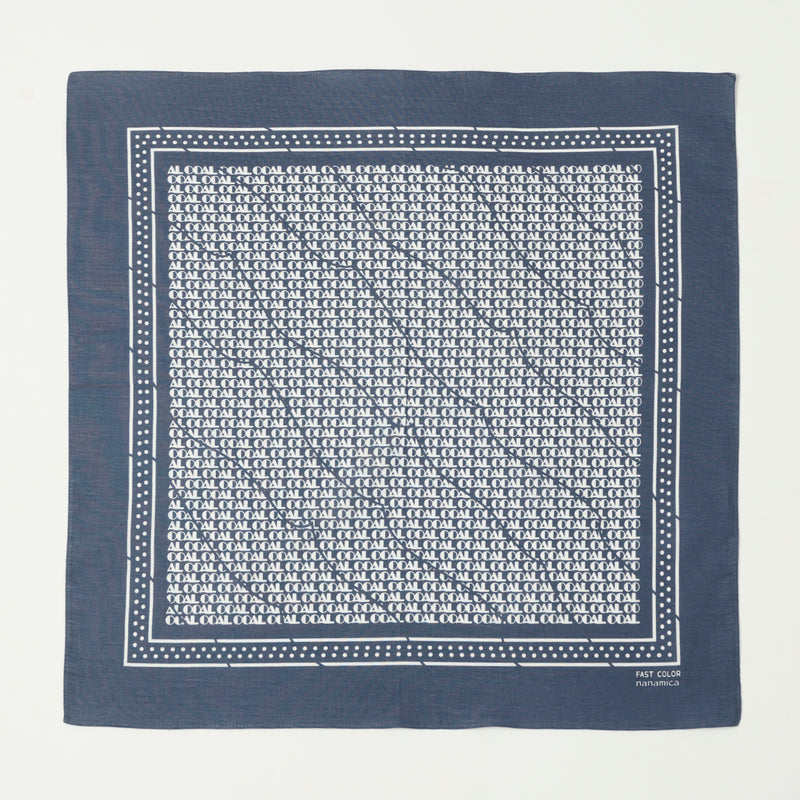 Nanamica OOAL Bandana - Vintage Navy