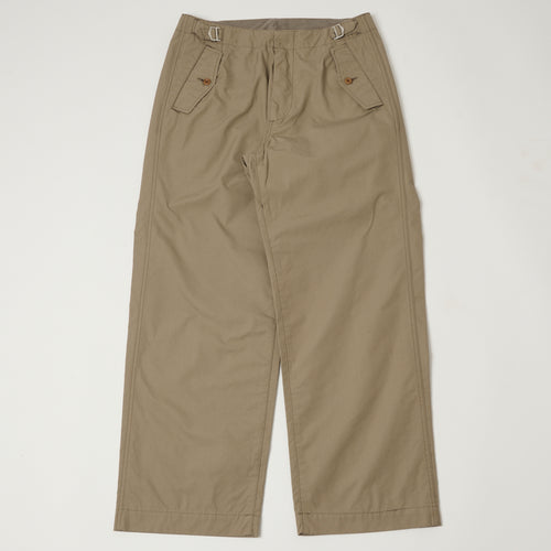 Nanamica Side Belt Wide Pants - Taupe