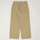 Nanamica Wide Straight Chino Pants - Khaki