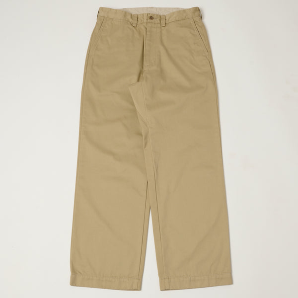 Nanamica Wide Straight Chino Pants - Khaki