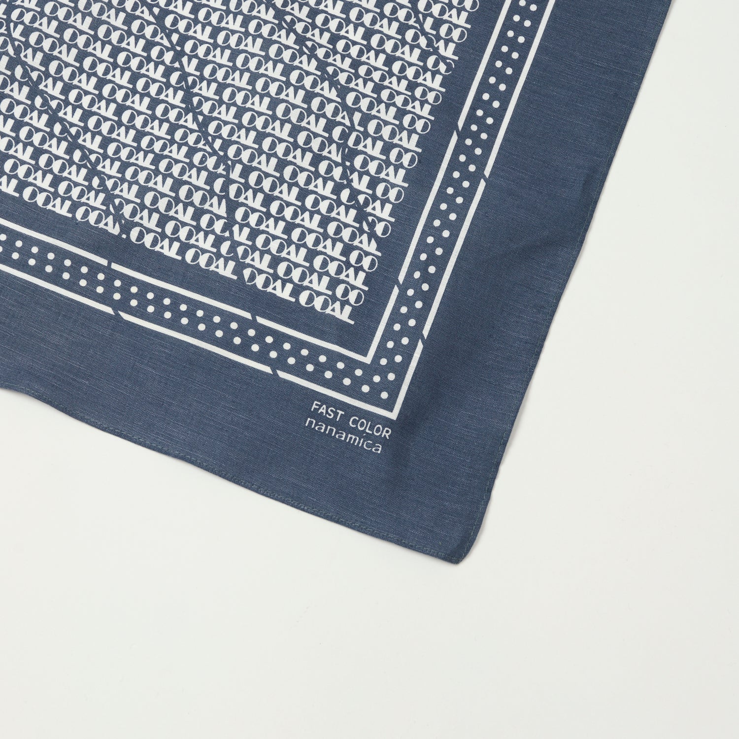 Nanamica 'OOAL' Bandana - Vintage Navy