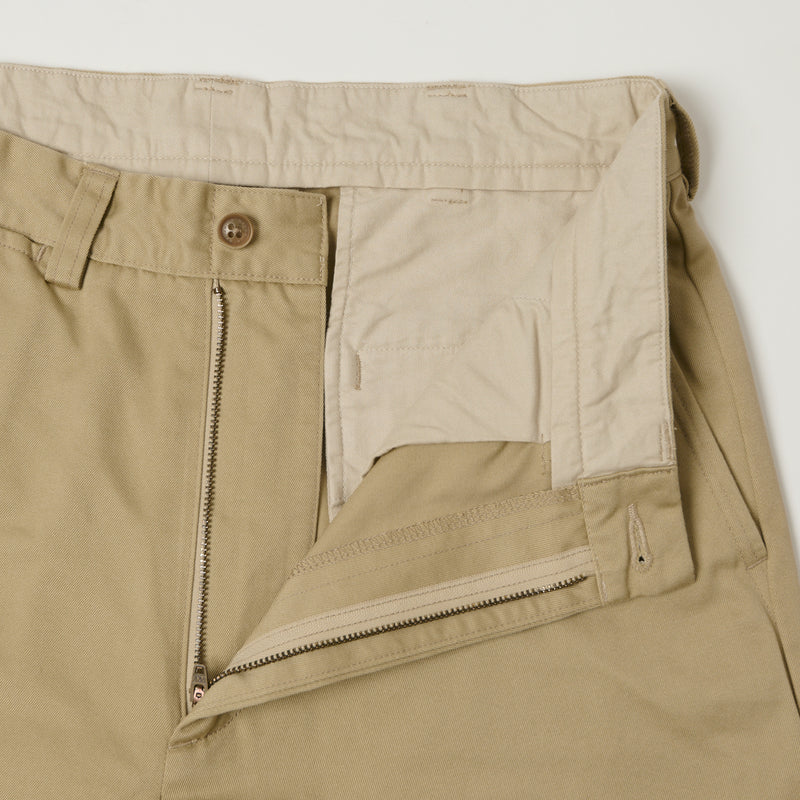 Nanamica Wide Straight Chino Pants - Khaki