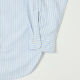 Nanamica 'Button Down' Stripe Wind Shirt - Navy