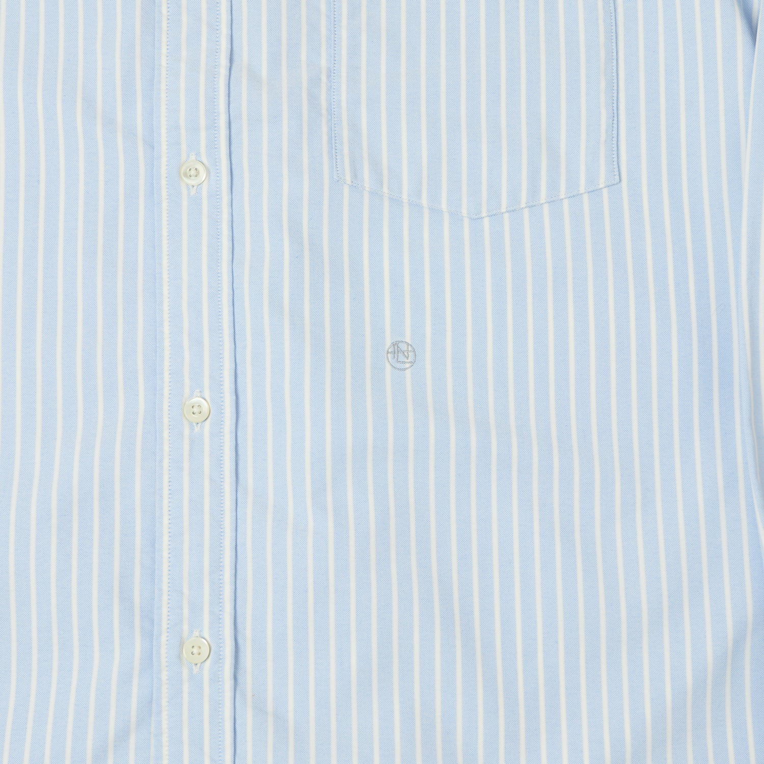 Nanamica Button Down Stripe Wind Shirt - Navy