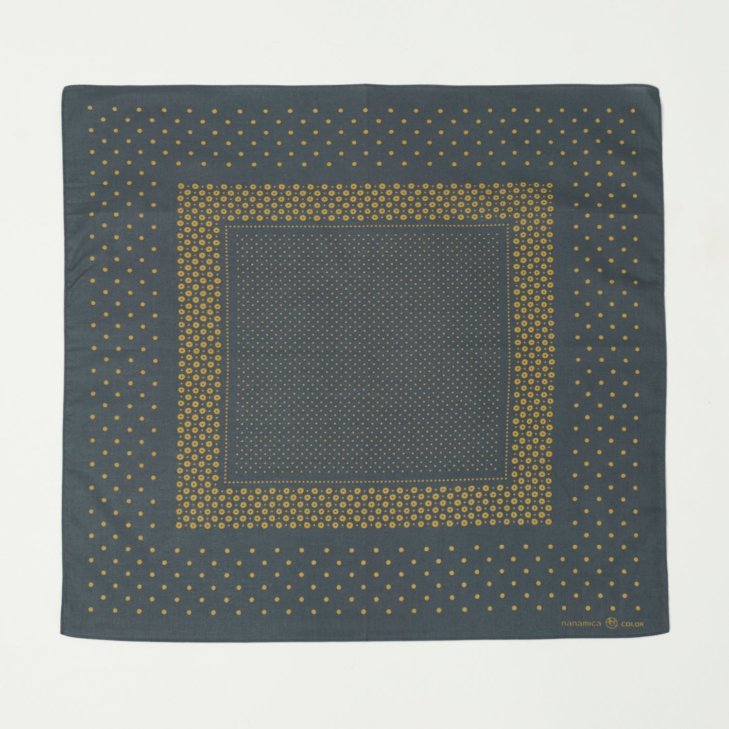 Nanamica Dot Pattern Bandana - Black