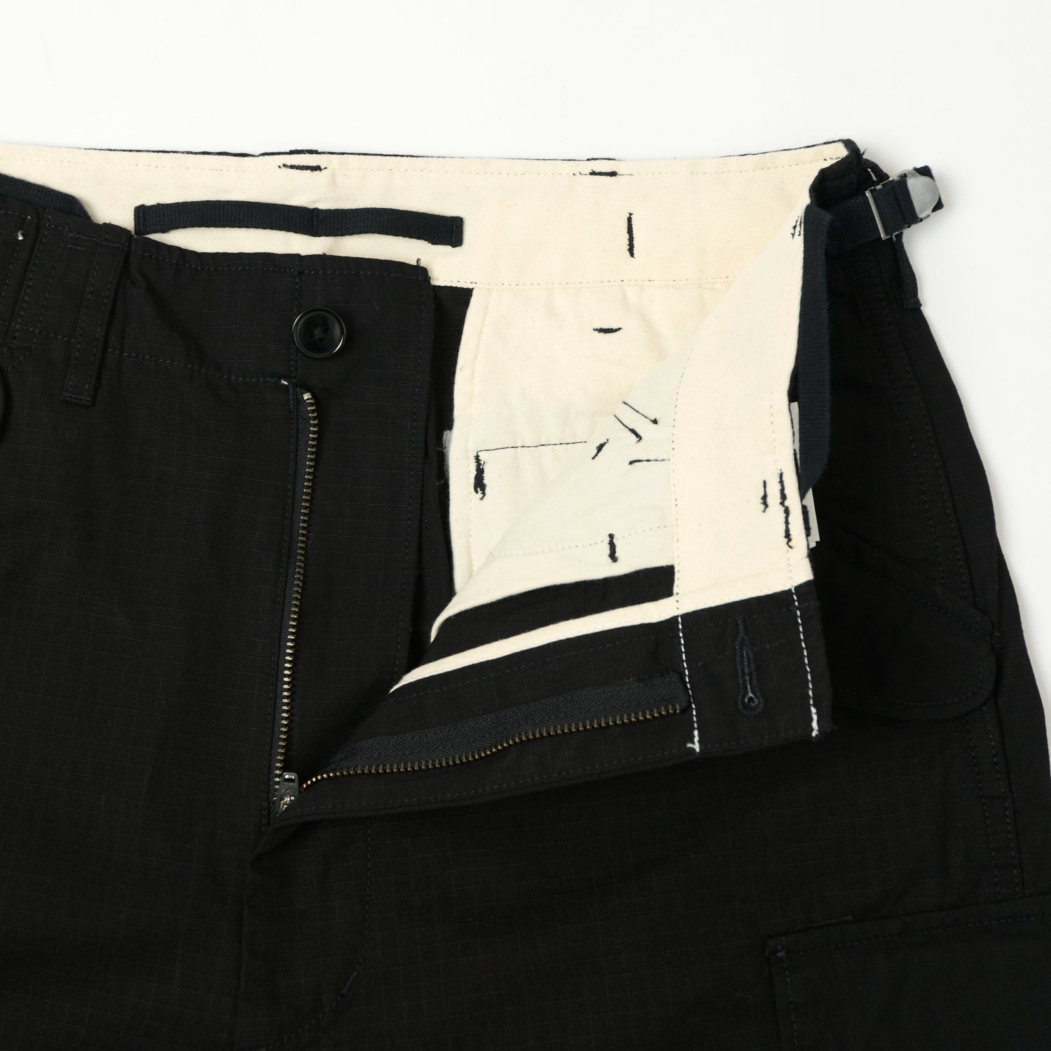 Nanamica Ripstop Cargo Pants - Black