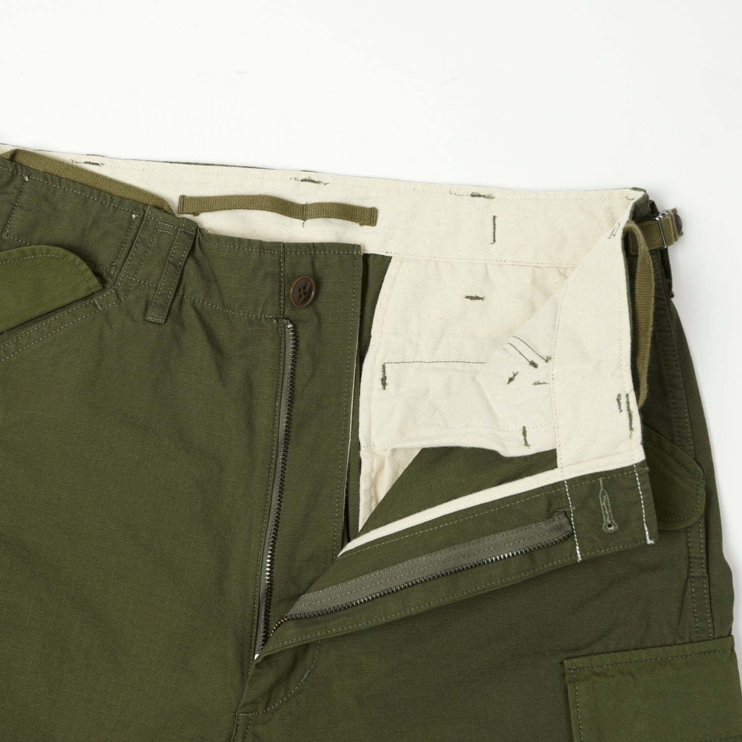 Nanamica Ripstop Cargo Pants - Olive Drab