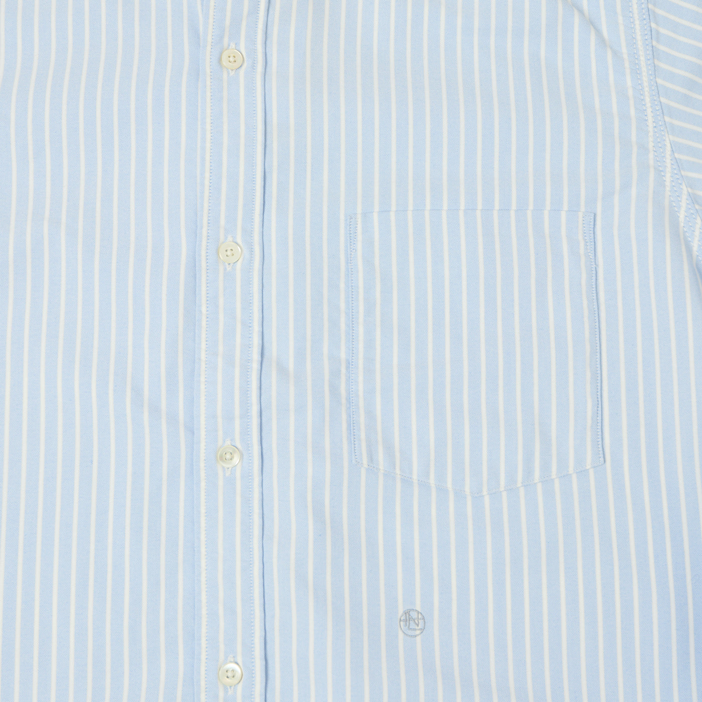 Nanamica 'Button Down' Stripe Wind Shirt - Navy | SON OF A STAG