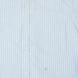 Nanamica 'Button Down' Stripe Wind Shirt - Navy