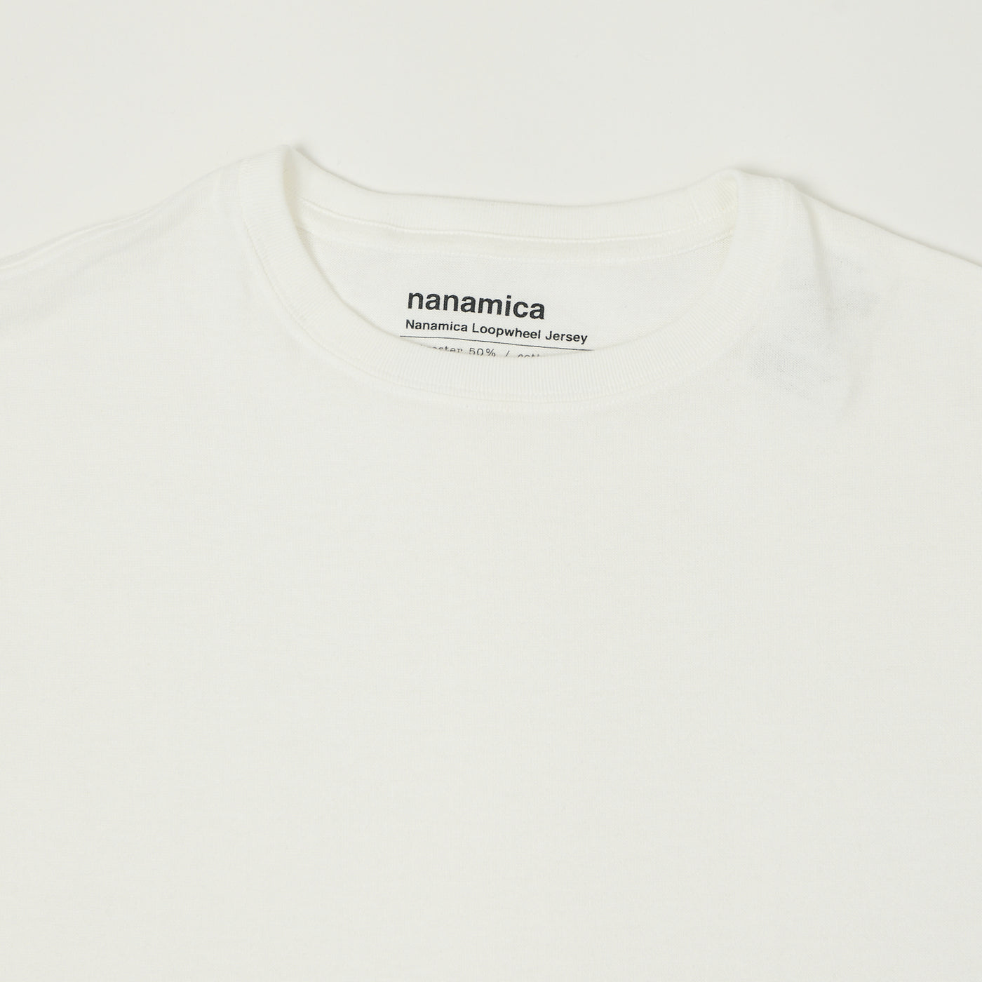 Nanamica Loopwheel Coolmax Jersey T-Shirt - White