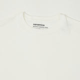Nanamica Loopwheel Coolmax Jersey T-Shirt - White