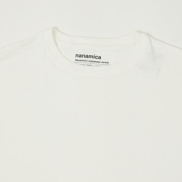 Nanamica Loopwheel Coolmax Jersey T-Shirt - White
