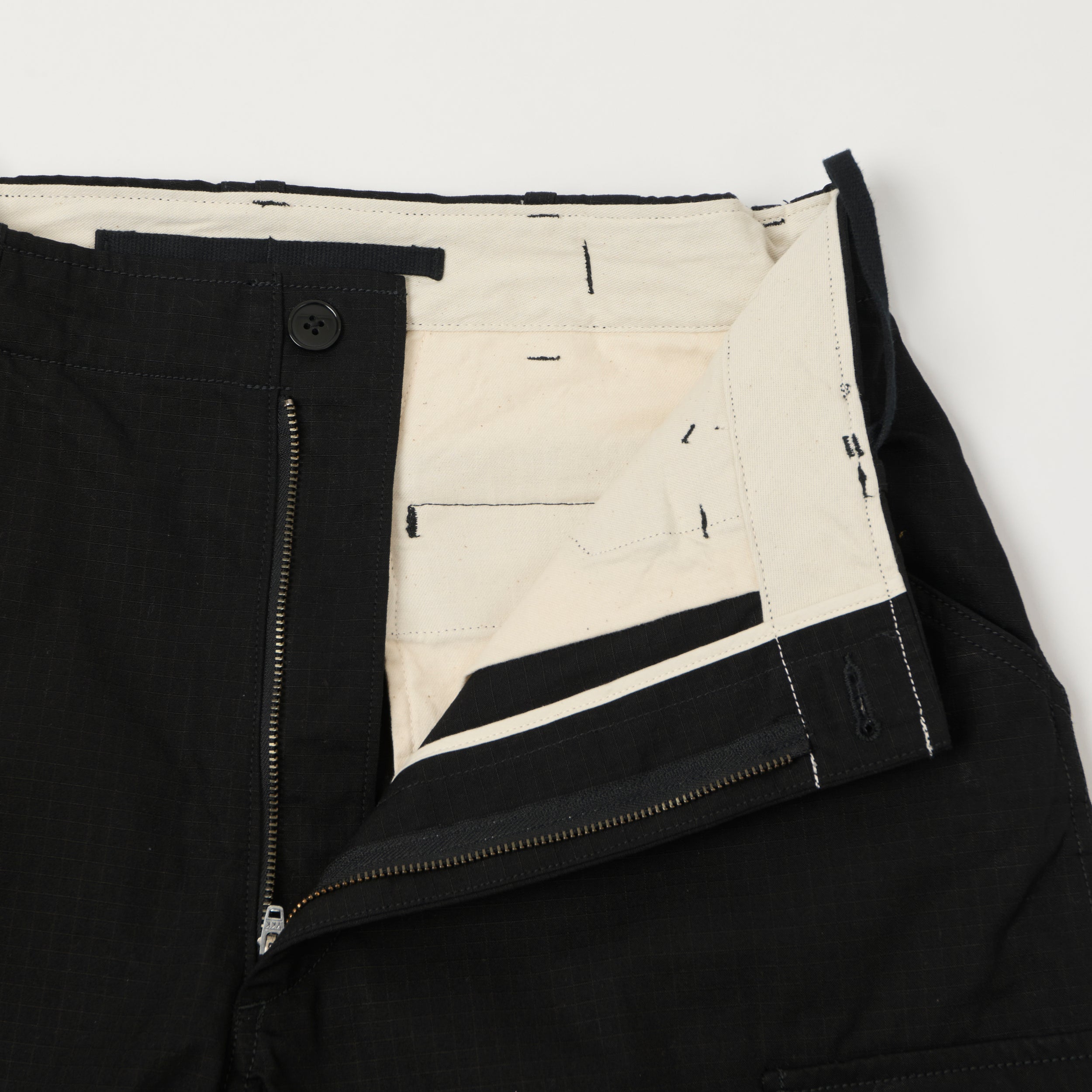 Nanamica Ripstock Cargo Shorts - Black
