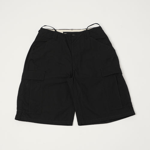 Nanamica Ripstock Cargo Shorts - Black