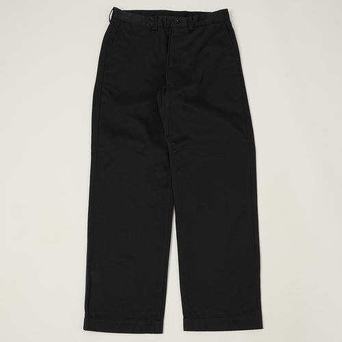 Nanamica Wide Straight Chino Pants - Black