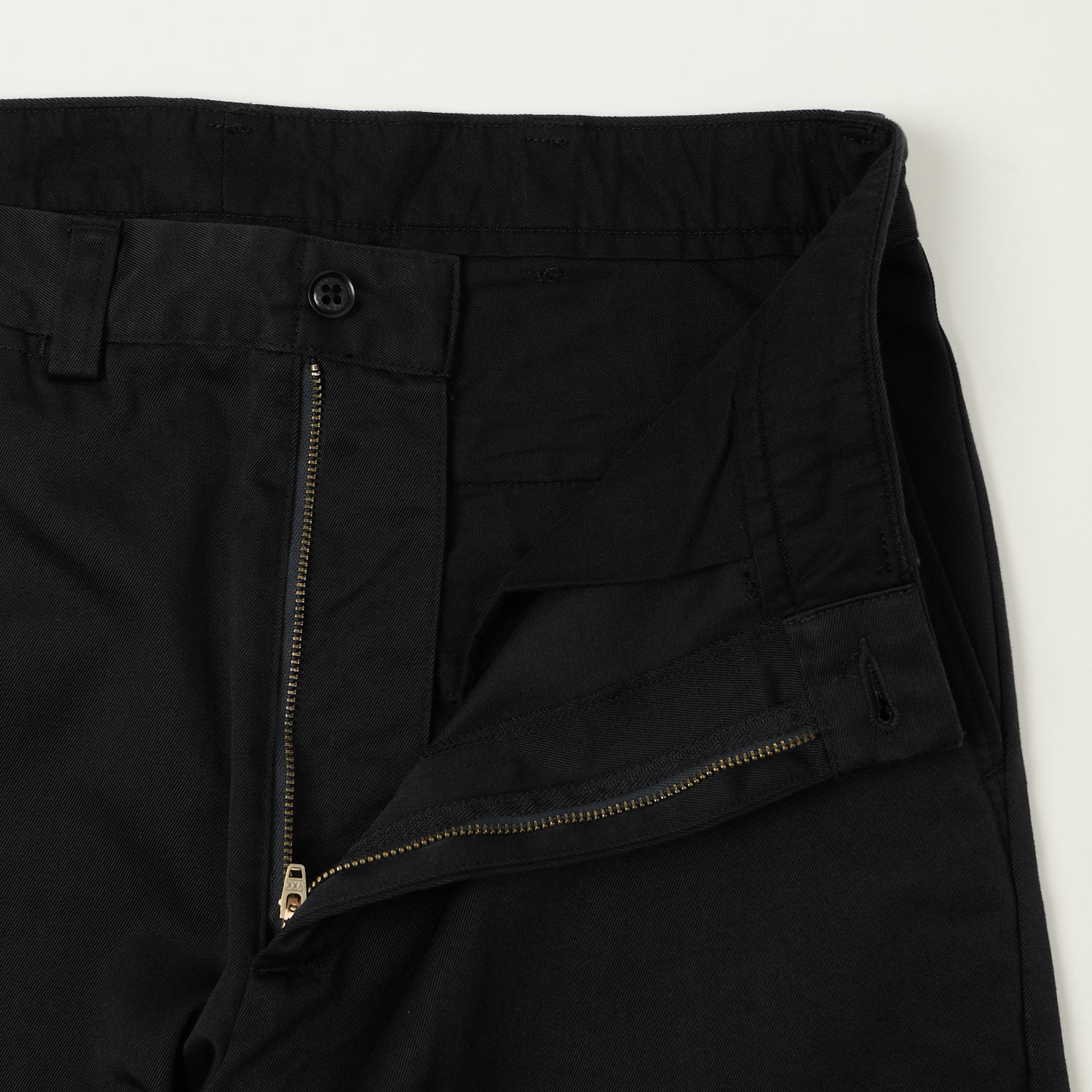 Nanamica Wide Straight Chino Pants - Black