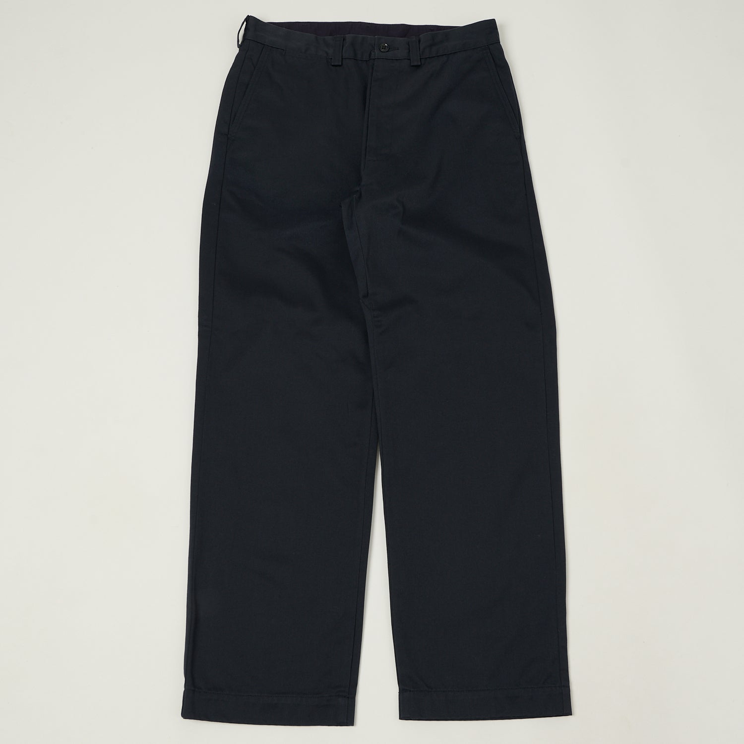 Nanamica Wide Straight Chino Pants - Navy