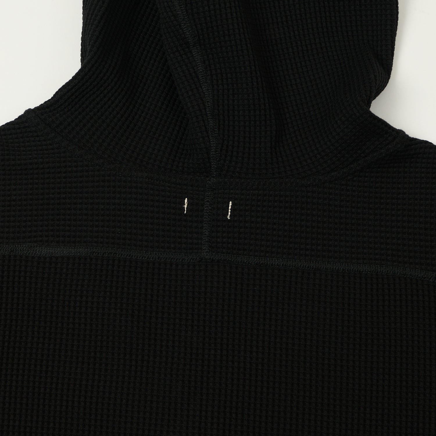 Nanamica Zip Through Thermal Hoodie - Black