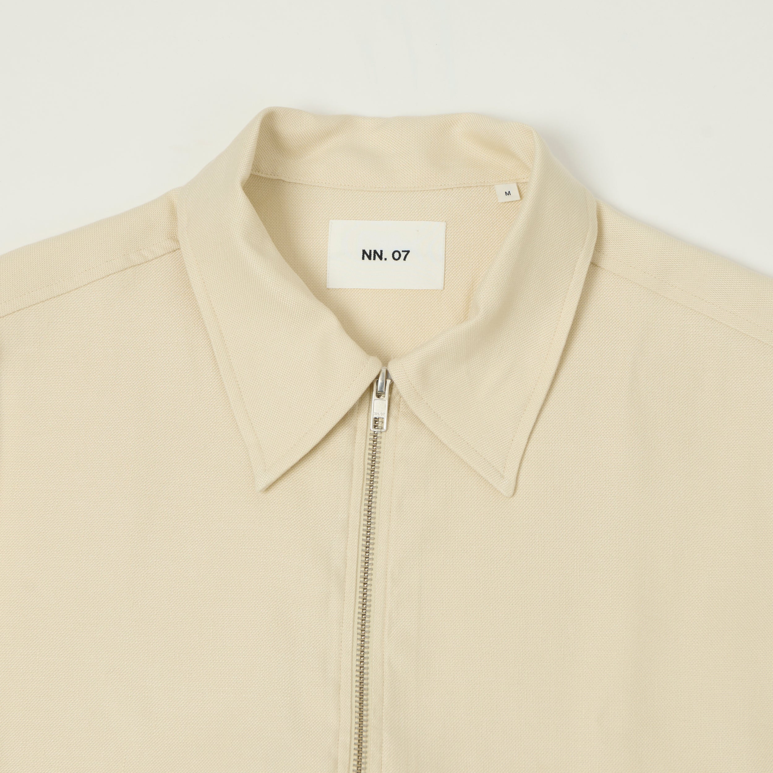 NN07 'Bruno' Half Zip Polo Shirt - Ivory