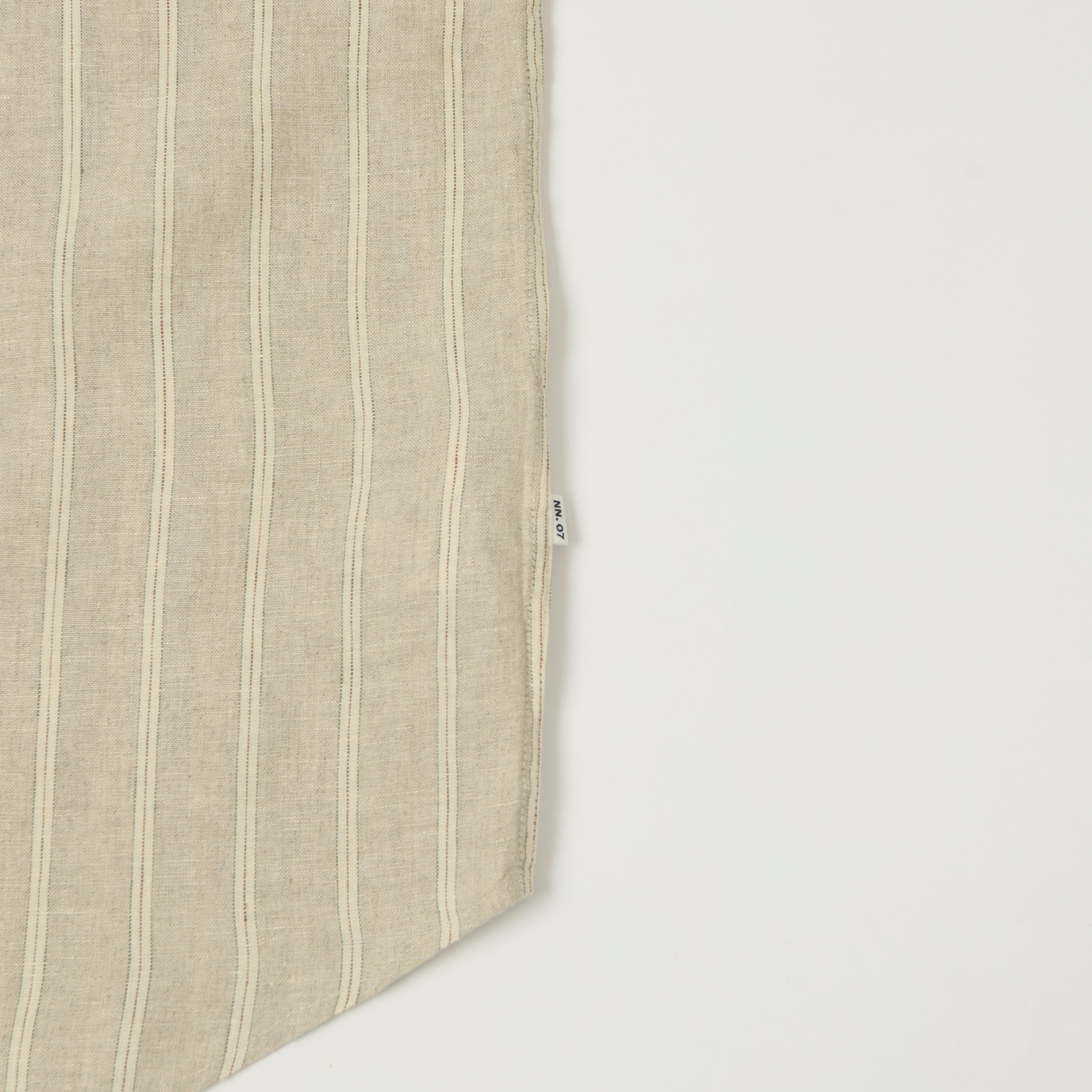 NN07 'Enzo' Classic Linen Shirt - Oat