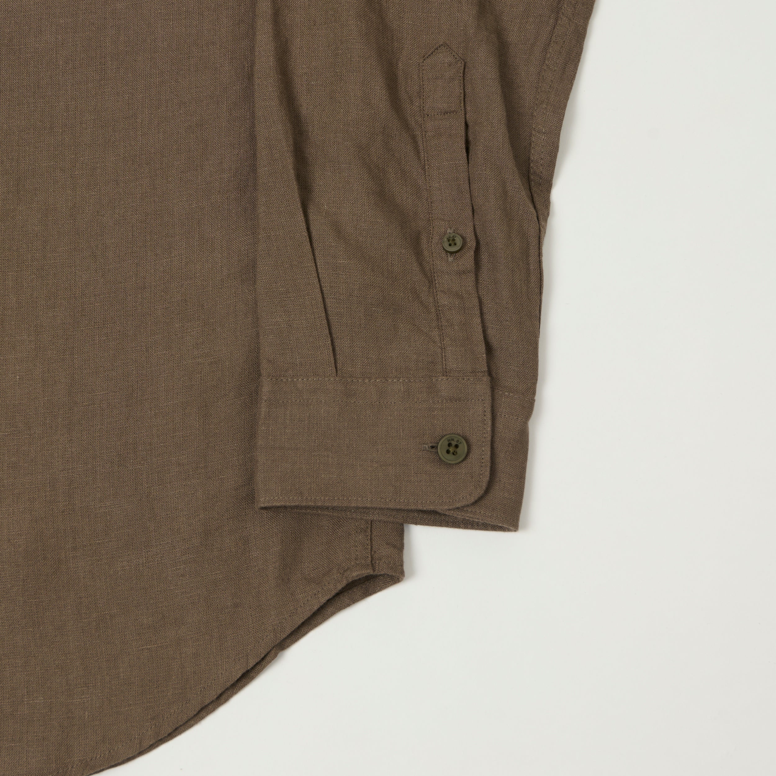 NN07 'Enzo' Classic Linen Shirt - Mable Husk